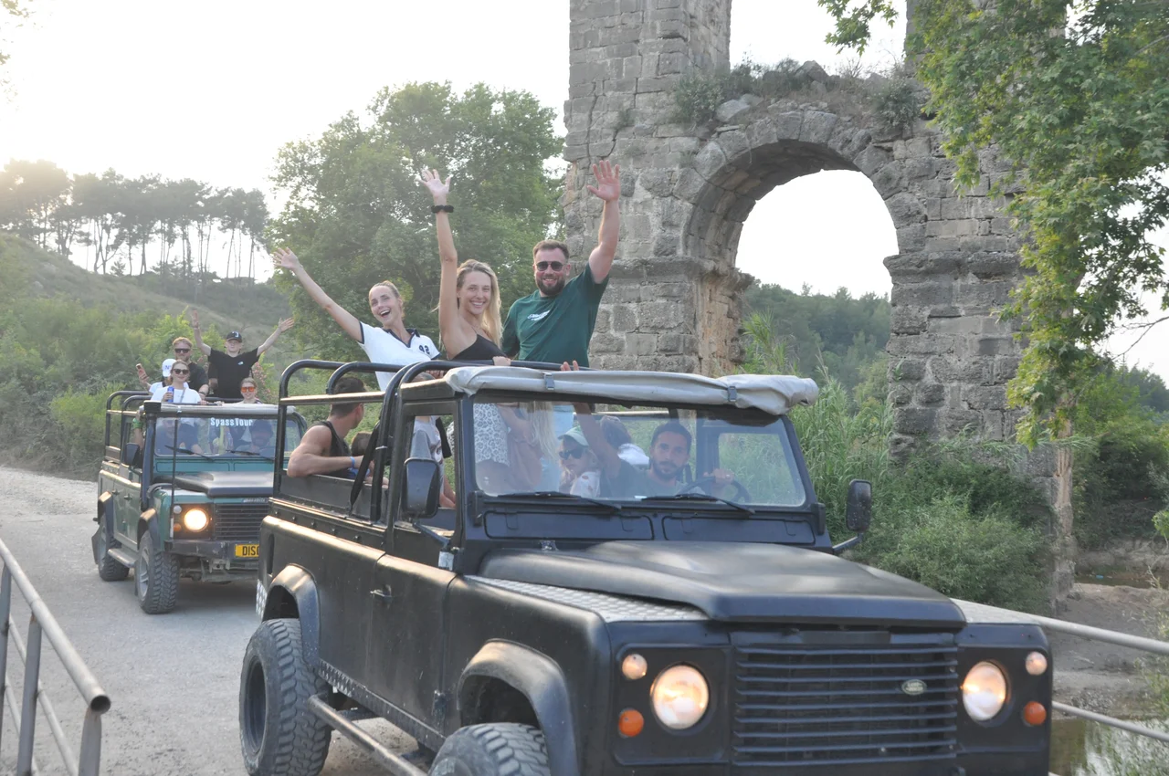 side sunset jeep safari tour